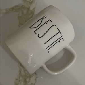 Rae Dunn Cream 'Bestie' Mug